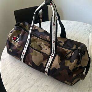Champion Camo Duffel Bag